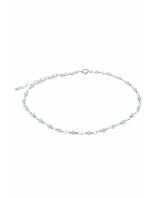Turquoise anklet silver