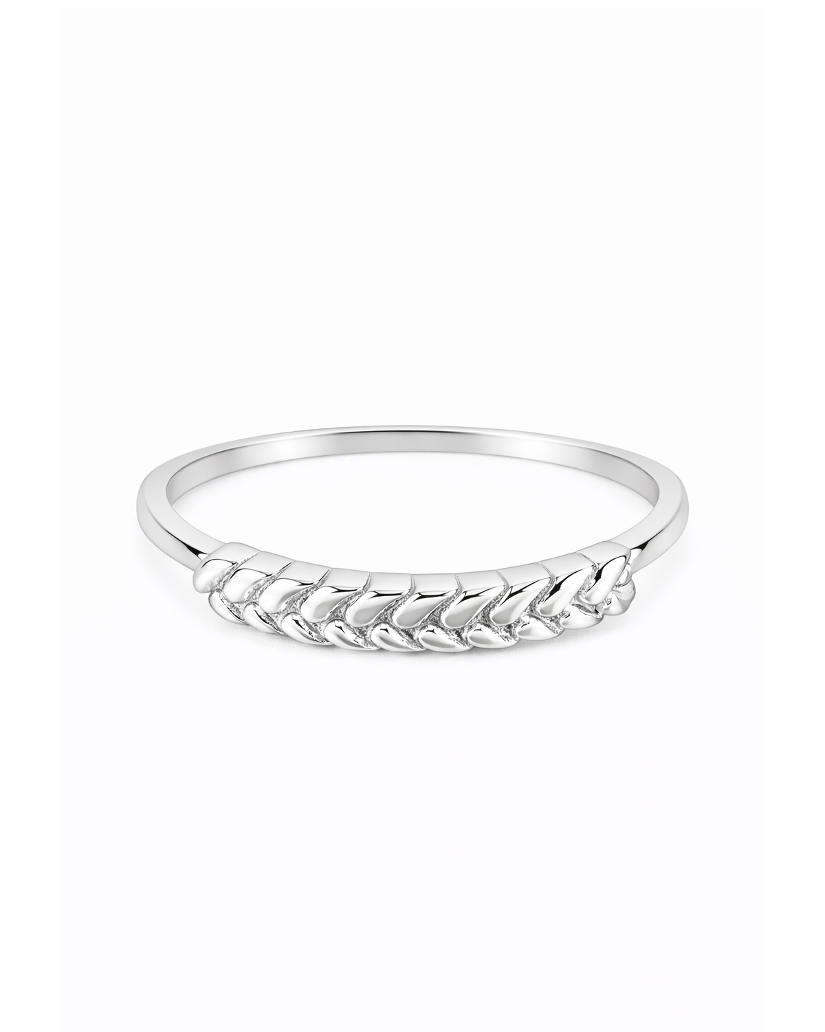 Wheat silber ring