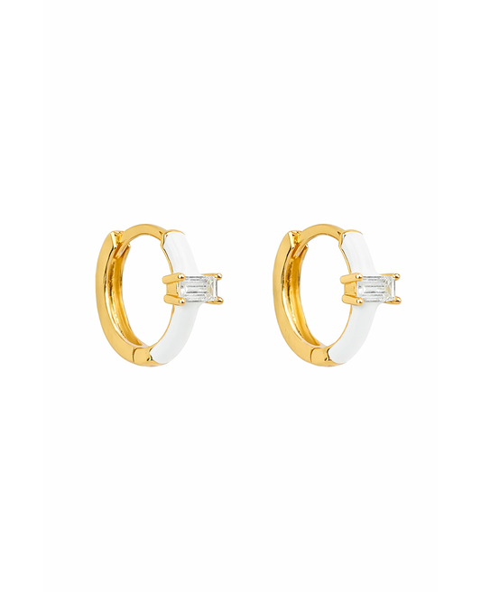 White baguette gold